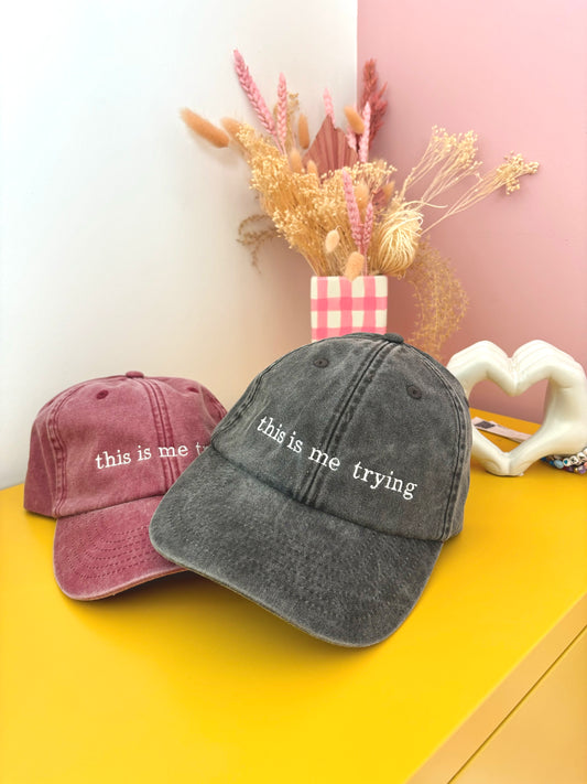 This Is Me Trying Dad Cap